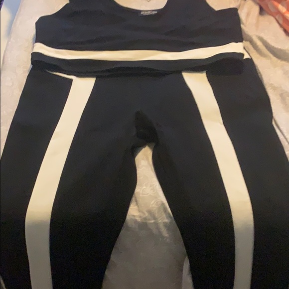 Fashion Nova Other - Pants and crop top matching set from fashion nova Fashion Nova Other - Pants and crop top matching set from fashion nova
